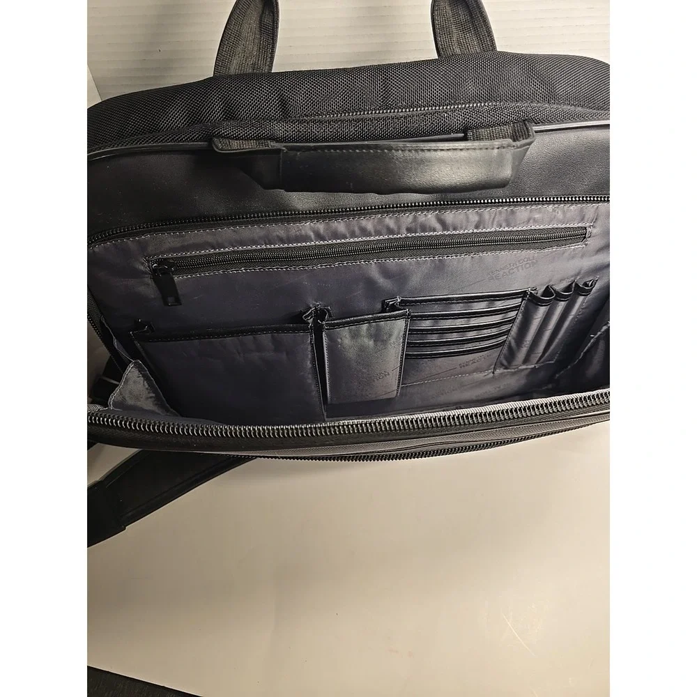 Kenneth Cole Reaction Laptop Business Travel Bag‎ Carry On Black EUC